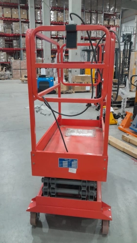 Подъемник ножничный передвижной 500 кг 12/14 м TOR SJY-0,5-12 DC аккумуляторный купить в Москве с доставкой по всей России | ProtosMarket.ru