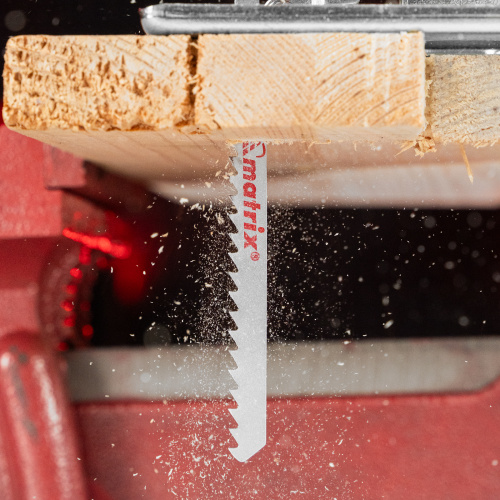 Полотна для электролобзика по дереву, 3 шт, 90 х 4 мм, HCS, EU- хвостовик Matrix купить в Москве с доставкой по всей России | ProtosMarket.ru