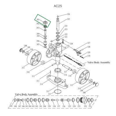 Крышка пружины возвратной для гидравлических тележек JC20 купить в Москве с доставкой по всей России | ProtosMarket.ru