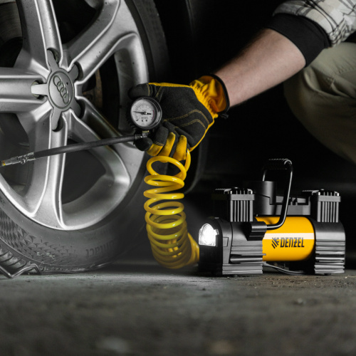 Компрессор автомобильный AC-75, 12 В, 10 атм., 75 л/мин, LED Denzel по ценам производителя в Казани с доставкой по всей России