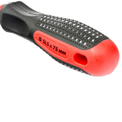 Отвертка Fusion, SL5 х 75 мм, CrV, трехкомпонентная рукоятка "Anti slip" Matrix купить в Москве с доставкой по всей России | ProtosMarket.ru