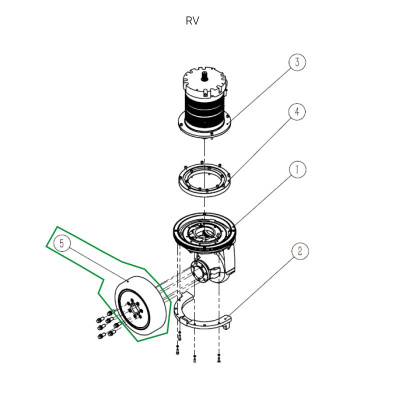 Ведущее колесо ричтрака RV, 343х120 мм, PU по ценам производителя в Казани с доставкой по всей России