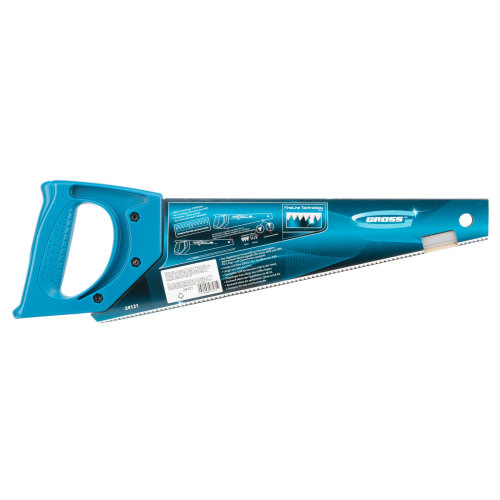 Ножовка для работы с ламинатом "Piranha", 360 мм, 15-16 TPI, зуб 2D, каленый зуб, пласт.рук-ка Gross купить в Москве с доставкой по всей России | ProtosMarket.ru