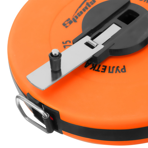 Рулетка геодезическая, 20 м х 12,5 мм, лента ПВХ, закрытый круглый корпус Sparta по ценам производителя в Казани с доставкой по всей России