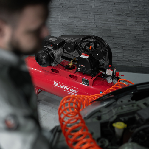 Компрессор воздушный ременный привод КР2500/80, 2,5 кВт, 80 литров, 420 л/мин МТХ купить в Москве с доставкой по всей России | ProtosMarket.ru