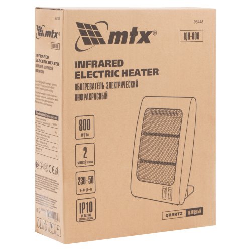 Инфракрасный обогреватель IQH-800, 230В, 800 Вт// MTX купить в Москве с доставкой по всей России | ProtosMarket.ru