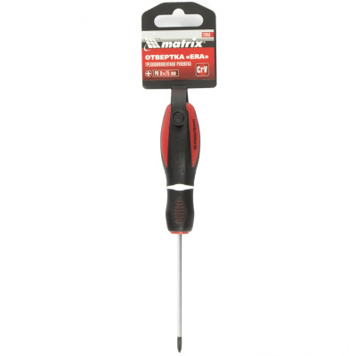 Отвертка "Era", PH0 х 75 мм, CrV, трехкомпонентная рукоятка Matrix по ценам производителя в Казани с доставкой по всей России