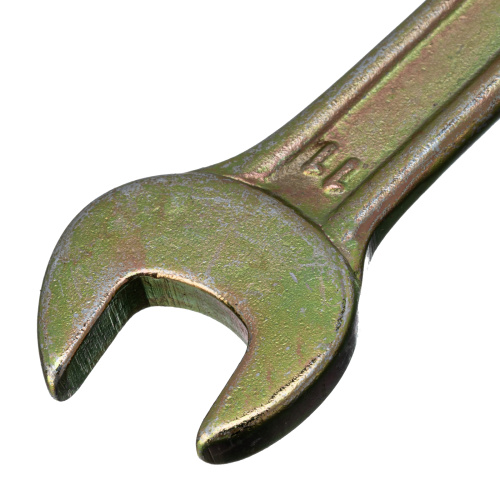 Ключ рожковый, 10 х 11 мм, желтый цинк Сибртех купить в Москве с доставкой по всей России | ProtosMarket.ru