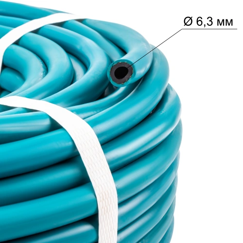 Рукав д.6.3мм синий (бухта 40 метров, пр-во FoxWeld/КНР) по ценам производителя в Казани с доставкой по всей России