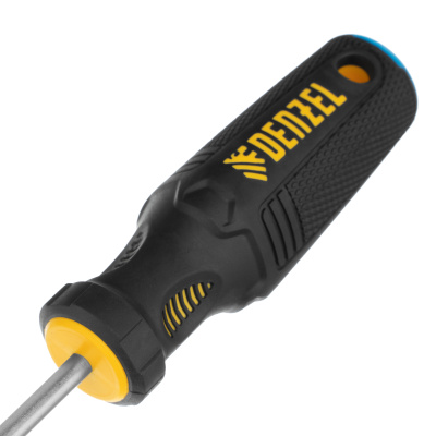 Отвертка SL5x150 мм, CrV, трехкомпонентная рукоятка Denzel по ценам производителя в Казани с доставкой по всей России