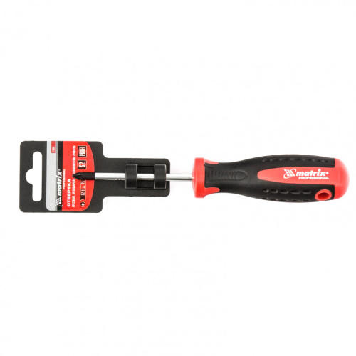 Отвертка Profi, PZ1 x 75 мм, S2, двухкомпонентная рукоятка Matrix по ценам производителя в Казани с доставкой по всей России