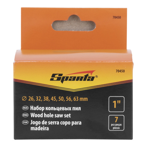 Пила кольцевая, D 26-63 мм, глубина пропила 1 Sparta купить в Москве с доставкой по всей России | ProtosMarket.ru