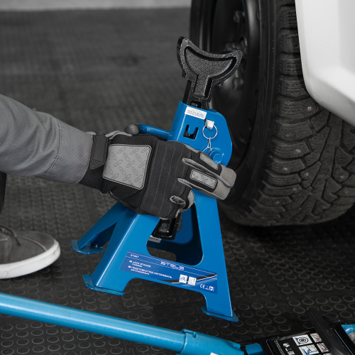 Подставки под автомобиль регулируемые, 3 т, H подъема 280-430 мм, 2 шт, Stels купить в Москве с доставкой по всей России | ProtosMarket.ru