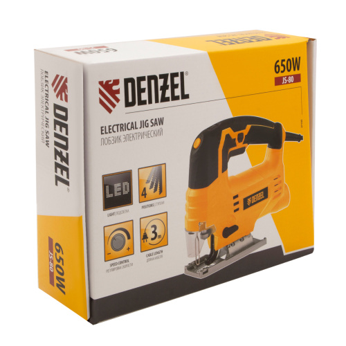 Лобзик электрический JS-80, 650 Вт, 80 мм Denzel купить в Москве с доставкой по всей России | ProtosMarket.ru