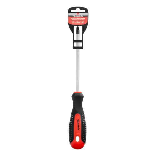 Отвертка Fusion, PZ3 x 150 мм, CrV, трехкомпонентная рукоятка "Anti slip" Matrix по ценам производителя в Казани с доставкой по всей России