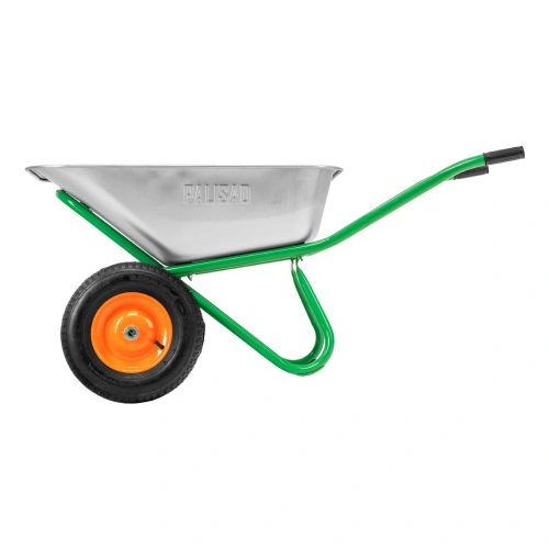 Тачка садово-строительная, 2-х колесная, усиленная, грузоподъемность 320 кг, объем 100 л Palisad по ценам производителя в Казани с доставкой по всей России