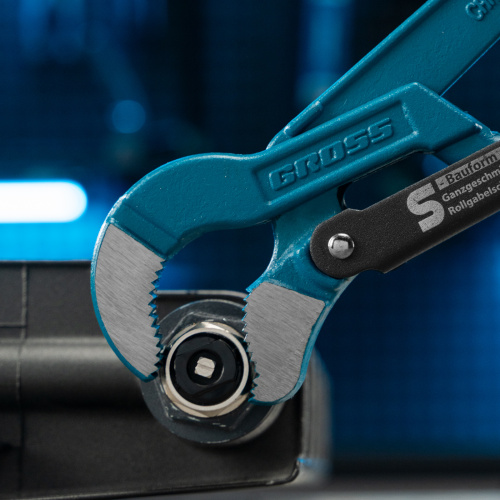 Ключ трубный рычажный 1, №1, цельнокованый, CrV, тип "S" Gross купить в Москве с доставкой по всей России | ProtosMarket.ru