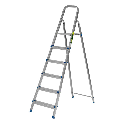 Стремянка, 6 ступеней, стальная, оцинкованная Сибртех по ценам производителя в Казани с доставкой по всей России