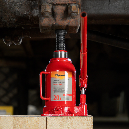 Домкрат гидравлический бутылочный 20 т, h подъема 215-405 мм Sparta Compact купить в Москве с доставкой по всей России | ProtosMarket.ru