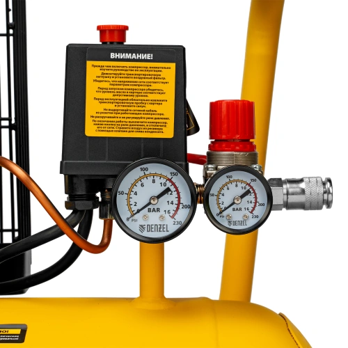Компрессор воздушный BCI2300/100, ременный привод, 2.3 кВт, 100 литров, 400 л/мин Denzel по ценам производителя в Казани с доставкой по всей России