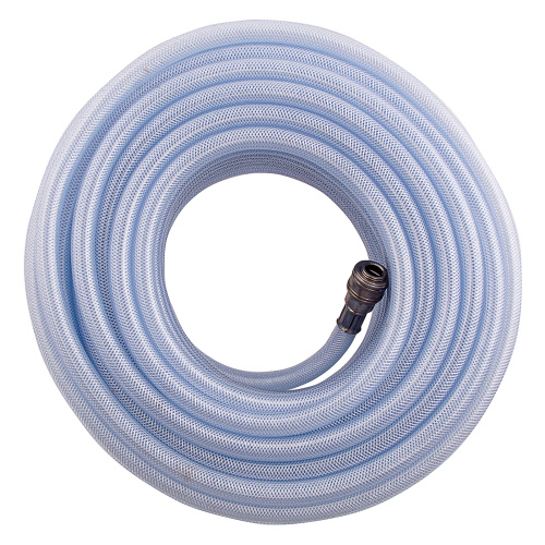 Шланг пневматический ПВХ, 10 x 16 мм, 18 бар, армированный, прозрачный, быстросъемное соединение, 30 м Stels купить в Москве с доставкой по всей России | ProtosMarket.ru