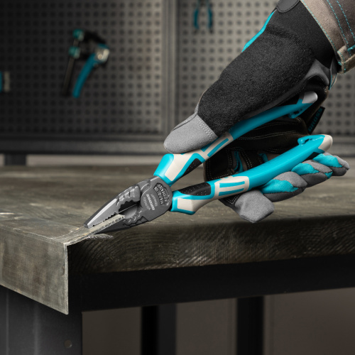 Плоскогубцы комбинированные 205 мм, трехкомпонентные рукоятки Gross купить в Москве с доставкой по всей России | ProtosMarket.ru