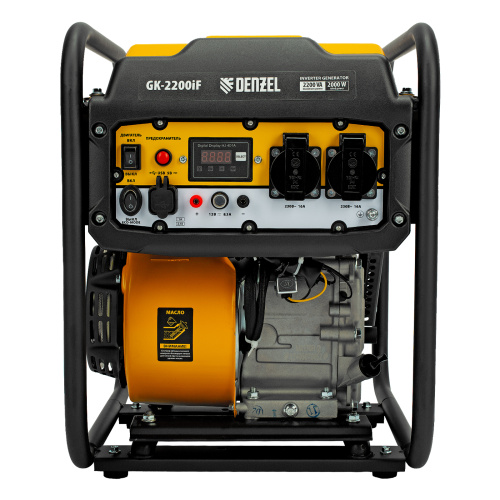 Генератор инверторный GK-2200iF, 2,2 кВт, 230 В, ручной старт DENZEL купить в Москве с доставкой по всей России | ProtosMarket.ru
