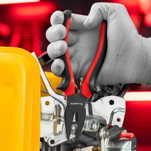 Плоскогубцы комбинированные Black Nickel, 180 мм, двухкомпонентные рукоятки Matrix купить в Москве с доставкой по всей России | ProtosMarket.ru