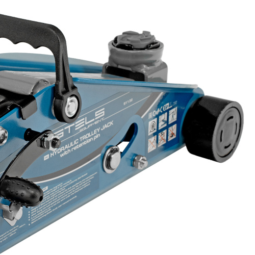 Домкрат гидравлический подкатной с фиксатором, 2.5 т, Safety Pin, 140-385 мм, в кейсе Stels купить в Москве с доставкой по всей России | ProtosMarket.ru