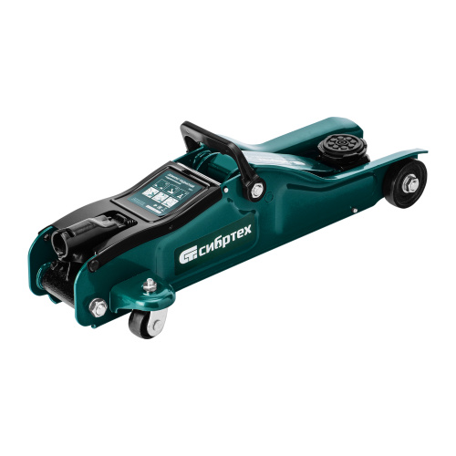 Домкрат гидравлический подкатной, 2 т, 85-330 мм, низкий подхват, в пласт. кейсе Сибртех по ценам производителя в Казани с доставкой по всей России