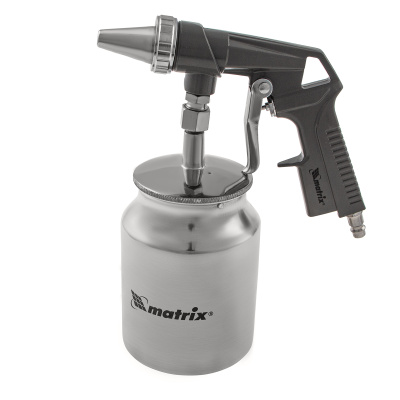 Пистолет пескоструйный с нижним бачком, пневматический Matrix купить в Москве с доставкой по всей России | ProtosMarket.ru