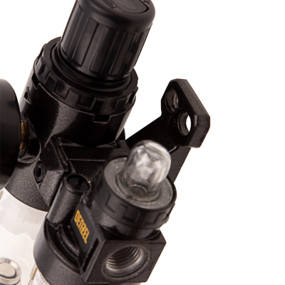 Блок подготовки воздуха регулятор-фильтр-лубрикатор FLR1500, 10 бар, 1500 л/мин, 1/4" Denzel купить в Москве с доставкой по всей России | ProtosMarket.ru