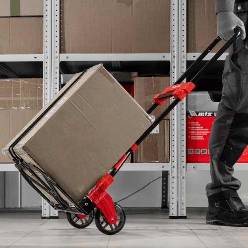 Тележка хозяйственная, складная, 2 колесная, грузоподъемность 80 кг Matrix по ценам производителя в Казани с доставкой по всей России