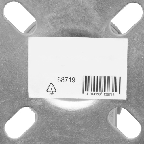 Колесо поворотное с тормозом D 50 мм, крепление  платформенное Сибртех по ценам производителя в Казани с доставкой по всей России