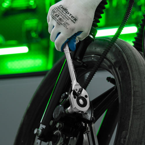 Ключ-трещотка 1/2", 45 зубьев, цельнометаллический, с быстрым сбросом, CrV, хром Сибртех купить в Москве с доставкой по всей России | ProtosMarket.ru