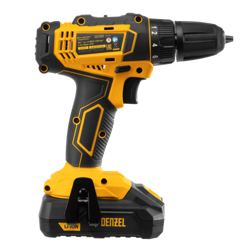 Дрель-шуруповерт аккумуляторная CDL-18-02BM, Li-Ion, 18 В, 2 аккумулятор Denzel купить в Москве с доставкой по всей России | ProtosMarket.ru
