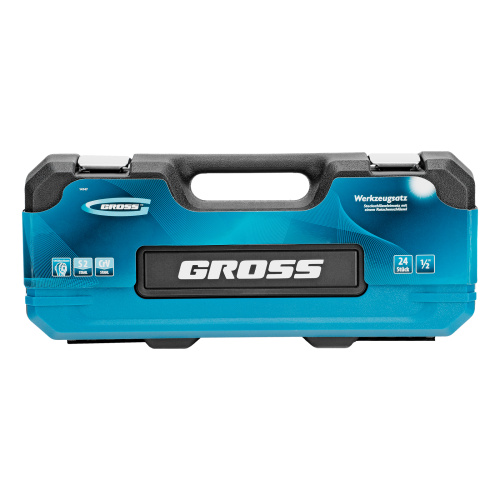 Набор инструментов, 1/2", CrV, 120 зубьев, 24 предмета Gross купить в Москве с доставкой по всей России | ProtosMarket.ru