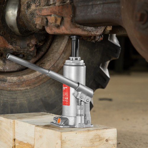 Домкрат гидравлический бутылочный, 8 т, h подъема 230-457 мм Matrix купить в Москве с доставкой по всей России | ProtosMarket.ru