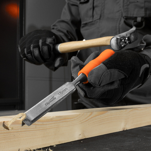 Набор стамесок 4 шт, 6-12-18-24 мм, плоские, пластиковые ударные рукоятки Sparta по ценам производителя в Казани с доставкой по всей России