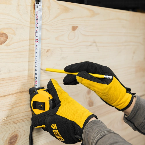 Рулетка 5м х 25мм, двухкомп. корпус, кнопка-пауза Denzel купить в Москве с доставкой по всей России | ProtosMarket.ru