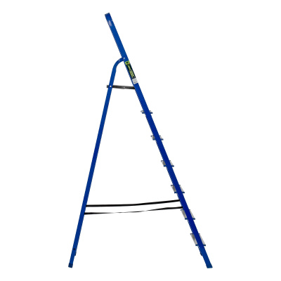 Стремянка, 7 ступеней, стальной профиль, алюминиевые ступени Сибртех купить в Москве с доставкой по всей России | ProtosMarket.ru