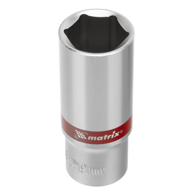 Набор удлиненных торцевых головок 3/8", 6 гранные, CrV, 8-19мм, 10 штук Matrix купить в Москве с доставкой по всей России | ProtosMarket.ru