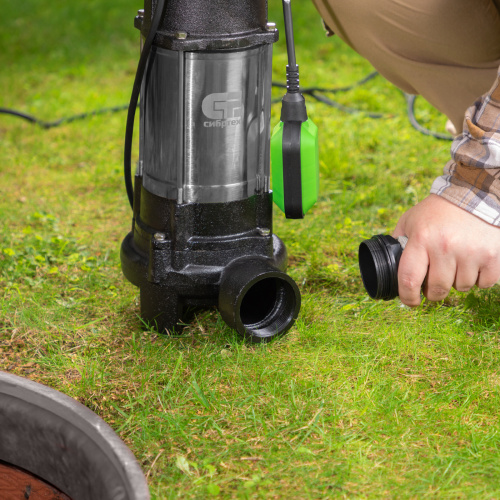 Фекальный насос СФН1100-Н, 1100 Вт, напор 10 м, 18000 л/ч, нож Сибртех купить в Москве с доставкой по всей России | ProtosMarket.ru