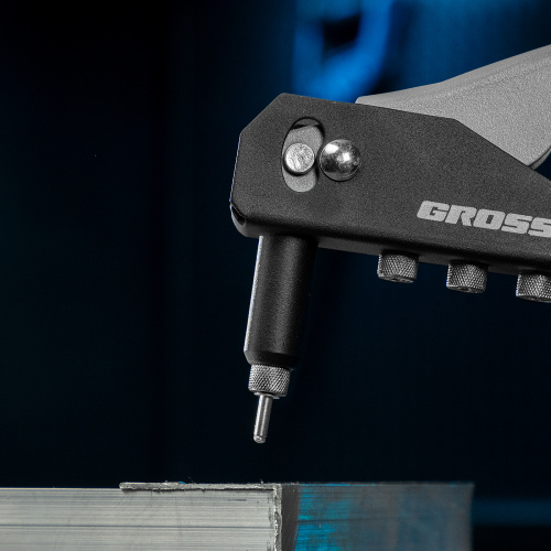 Заклепочник ручной, 260 мм, заклепки 2,4-3,2-4,0-4,8 мм Gross купить в Москве с доставкой по всей России | ProtosMarket.ru