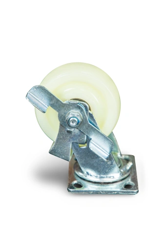 Колесо большегрузное поворотное SCdnb 55 125 мм полипропиленовое с тормозом по ценам производителя в Казани с доставкой по всей России