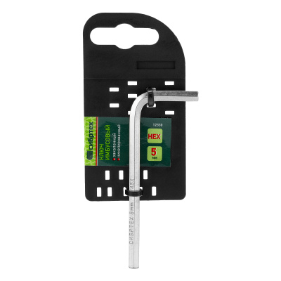 Ключ имбусовый HEX, 5 мм, 45x, закаленный, никель Сибртех купить в Москве с доставкой по всей России | ProtosMarket.ru
