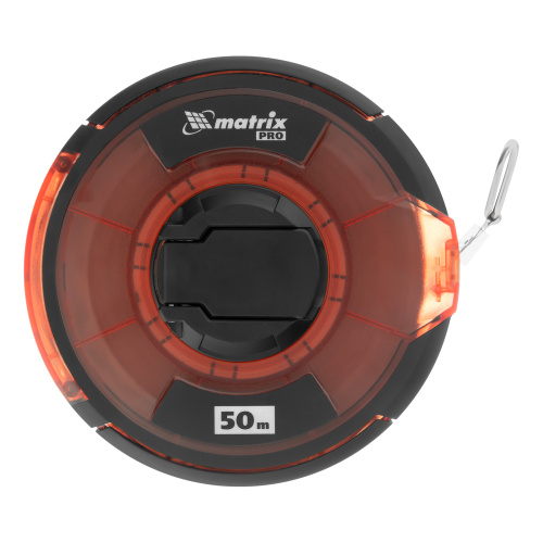 Рулетка геодезическая 50 м х 12,5 мм, закрытый корпус, стальная лента, односторонняя шкала, Pro Matrix по ценам производителя в Казани с доставкой по всей России