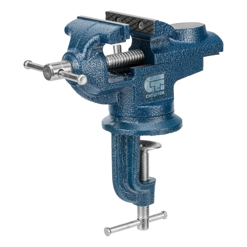 Тиски слесарные, настольные, поворотные, ширина рабочих губок 65 мм, наковальня Сибртех купить в Москве с доставкой по всей России | ProtosMarket.ru