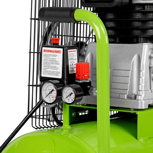 Компрессор воздушный КР-2200/100, 2.2 кВт, 350 л/мин, 100 л, ременной привод, масляный Сибртех купить в Москве с доставкой по всей России | ProtosMarket.ru