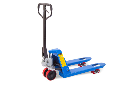 Тележка гидравлическая узковильная 2500 кг 800x450 мм полиуретановые колеса TOR RHP купить в Москве с доставкой по всей России | ProtosMarket.ru